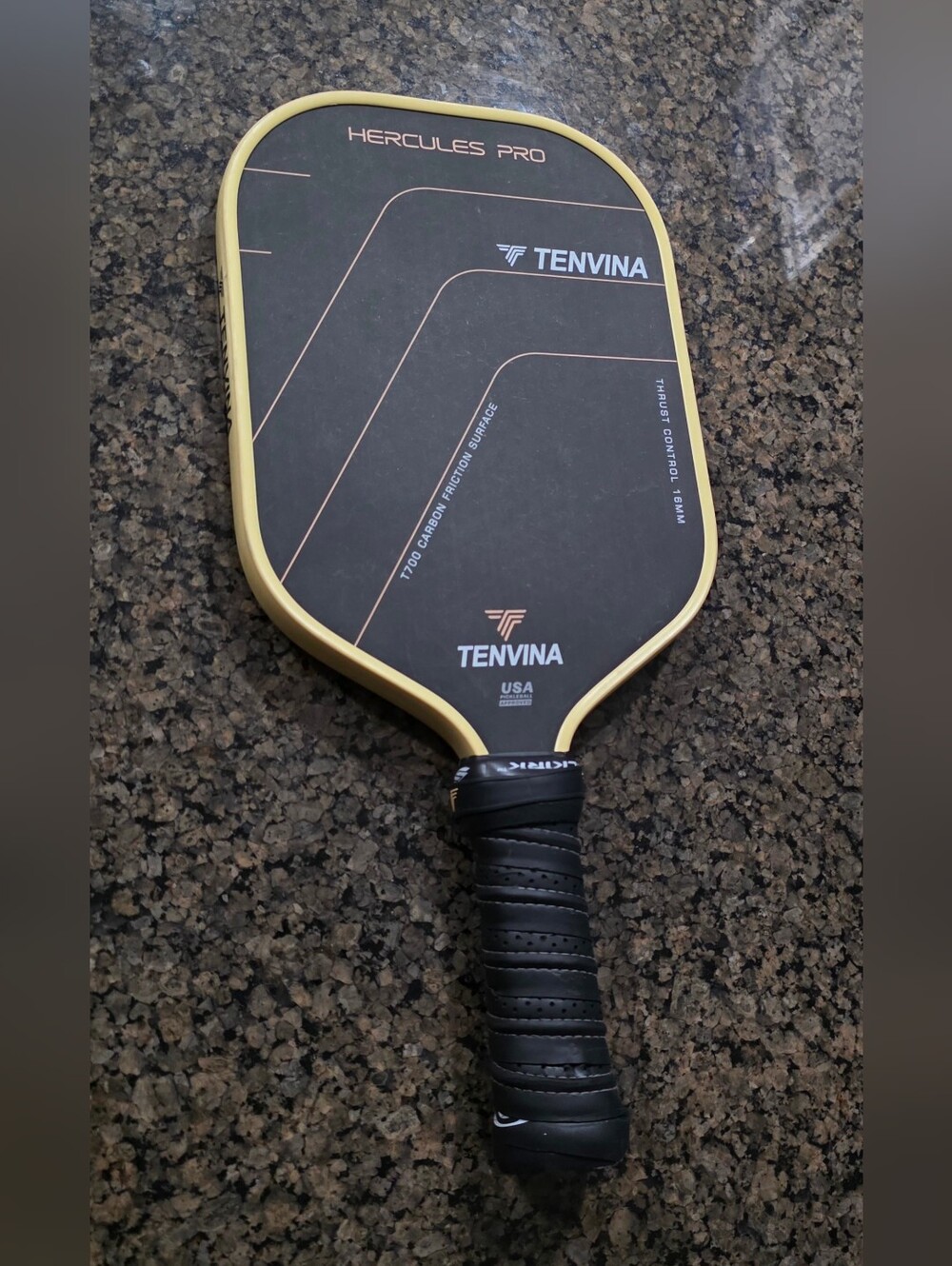 TENVINA Hercules Pro T700SC Carbon Fiber Pickleball Paddle Thermoforming Adult